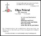 eine Anzeige